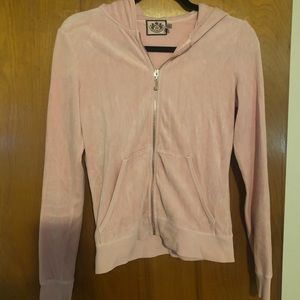 Light Pink Juicy Couture Tracksuit Jacket Hoodie